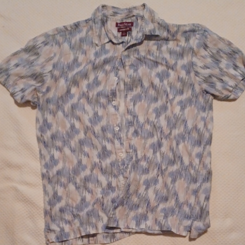 Men's Paulo Solari Linen/Cotton Shirt     Size Large